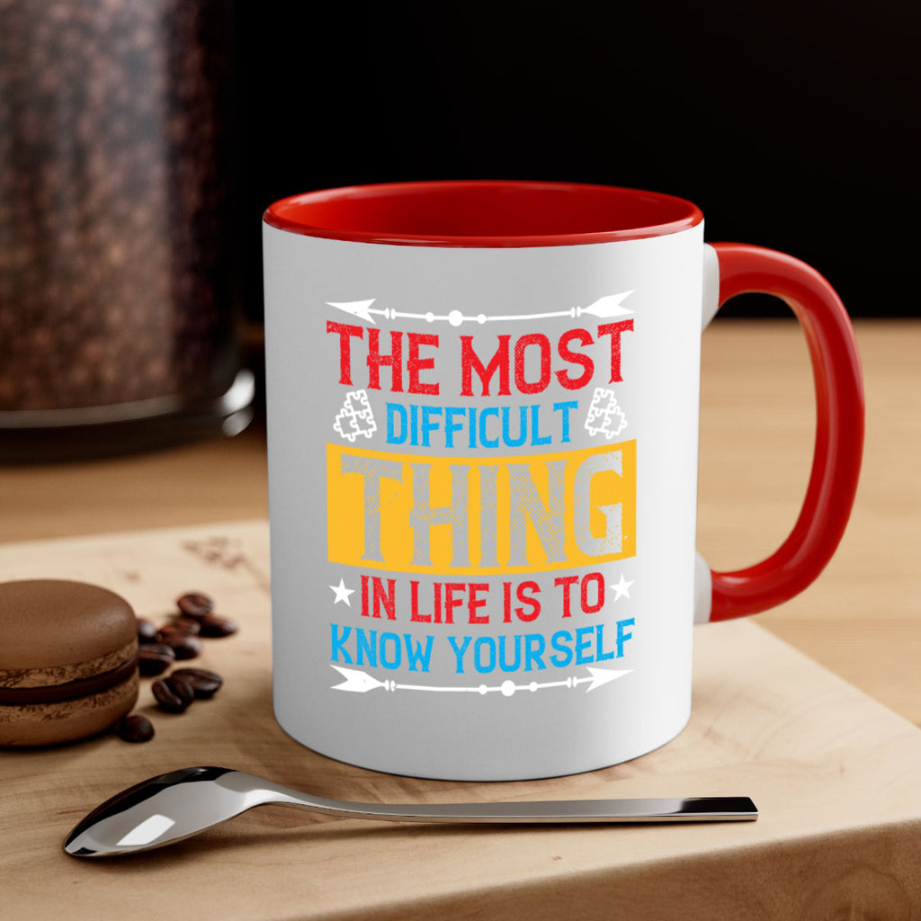 The most difficult thing in life is to know yourself Style 18#- Self awareness-Mug / Coffee Cup