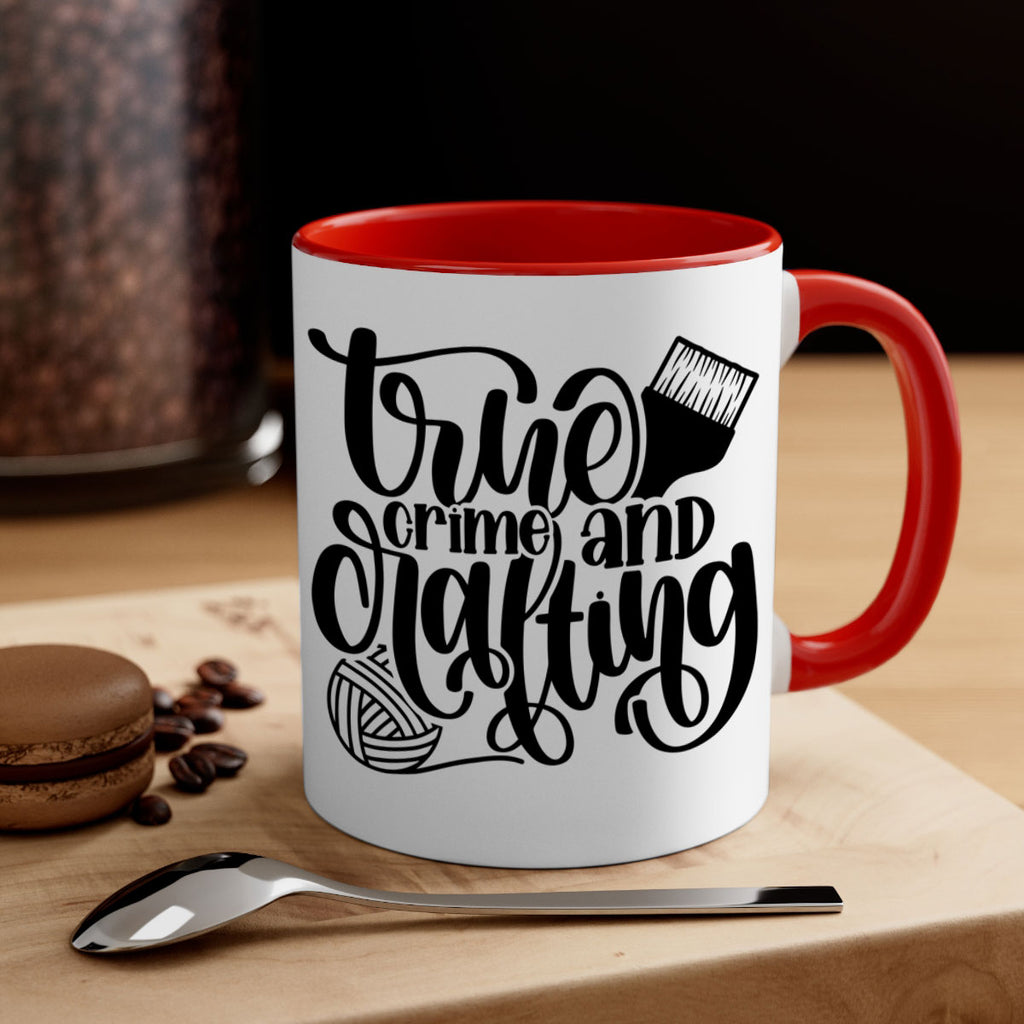 True Crime And Crafting 3#- crafting-Mug / Coffee Cup