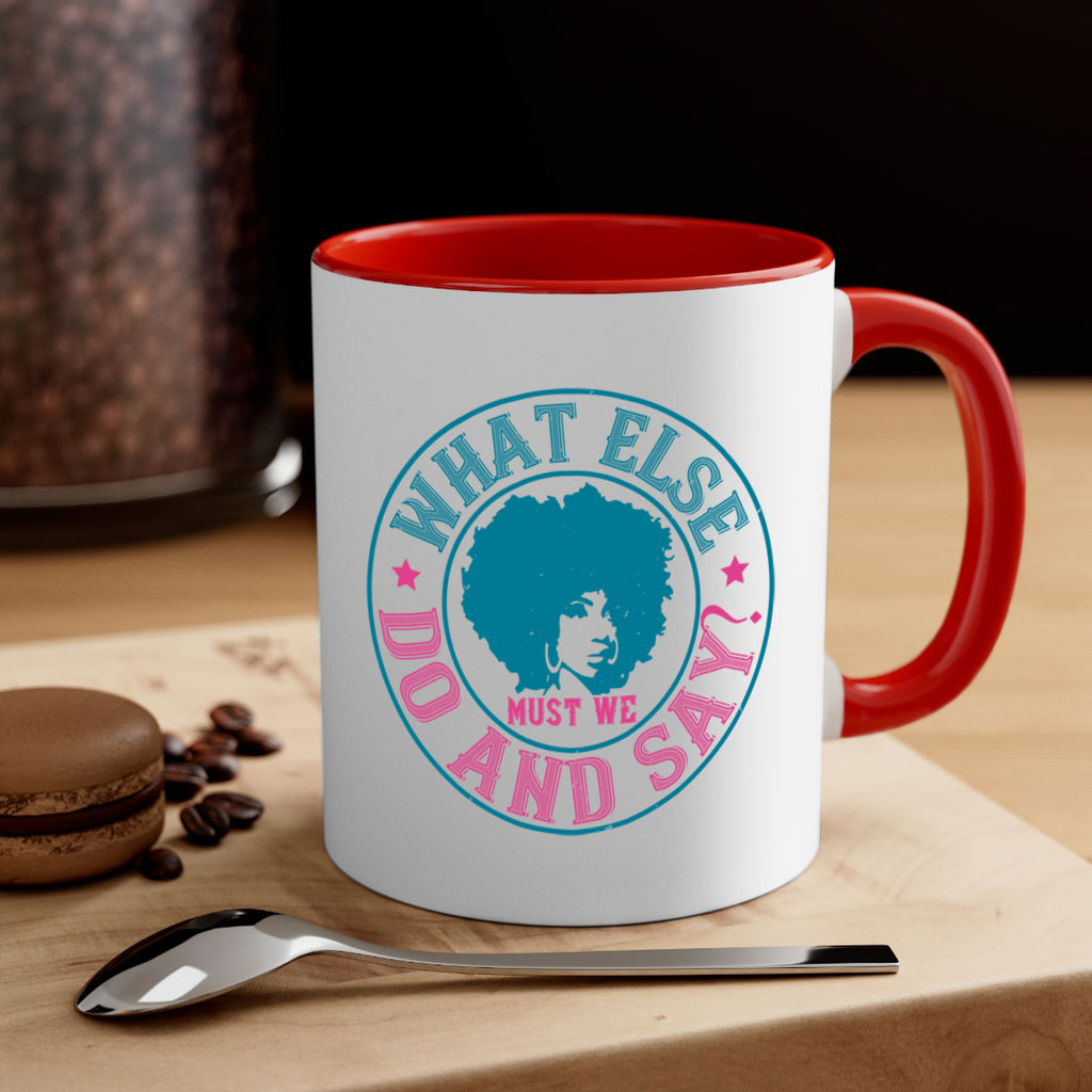 WHAT ELSE DO AND SAY Style 14#- Afro - Black-Mug / Coffee Cup