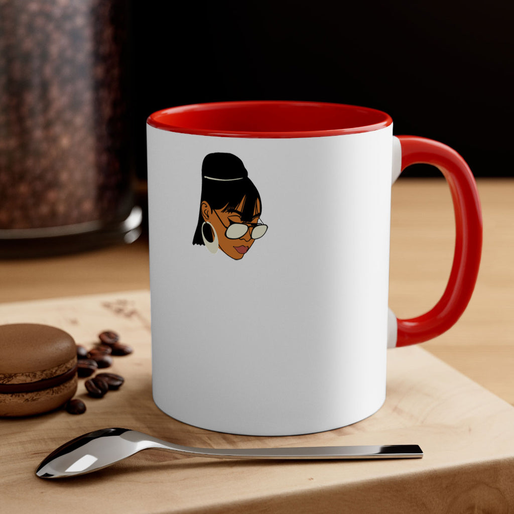 black afro 40#- Black women - Girls-Mug / Coffee Cup