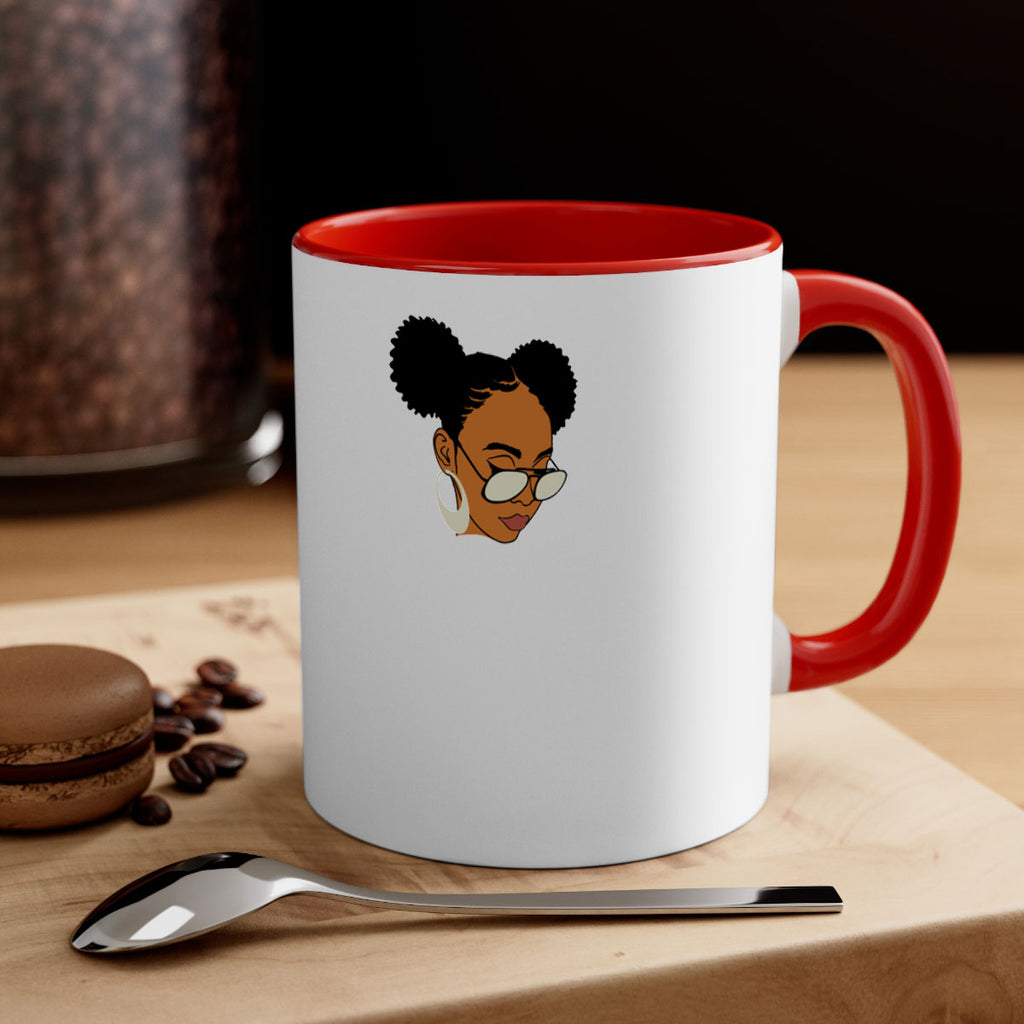 black afro 41#- Black women - Girls-Mug / Coffee Cup
