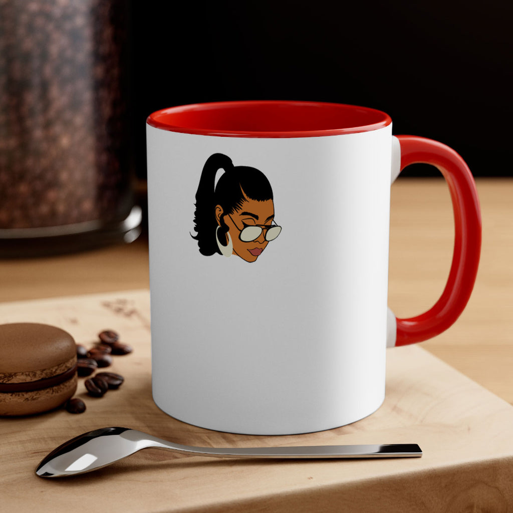 black afro 42#- Black women - Girls-Mug / Coffee Cup