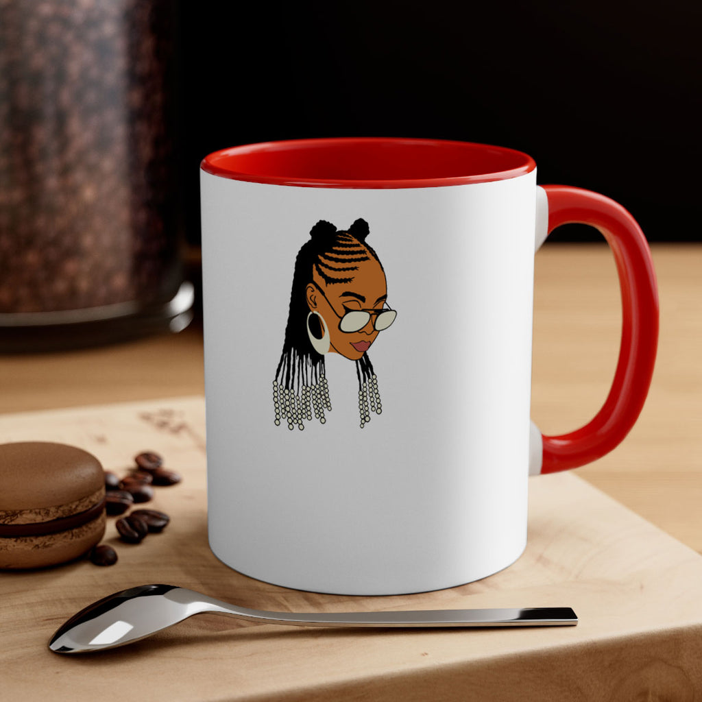 black afro 43#- Black women - Girls-Mug / Coffee Cup
