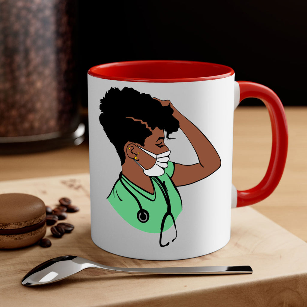 black nurse 2#- Black women - Girls-Mug / Coffee Cup