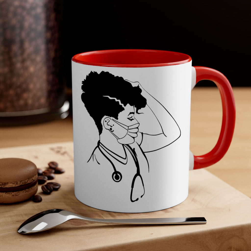 black nurse 3#- Black women - Girls-Mug / Coffee Cup