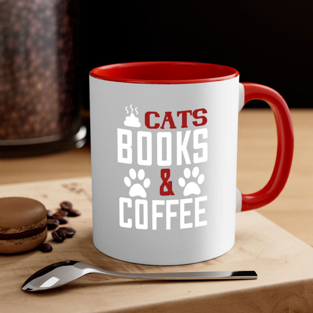 cats books and coffee Style 38#- cat-Mug / Coffee Cup