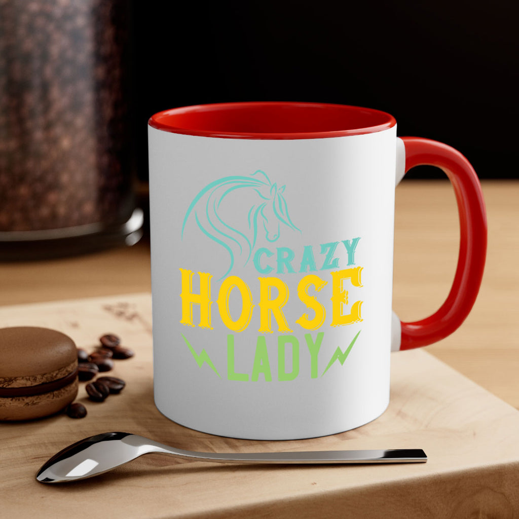 crazy horse lady Style 10#- horse-Mug / Coffee Cup