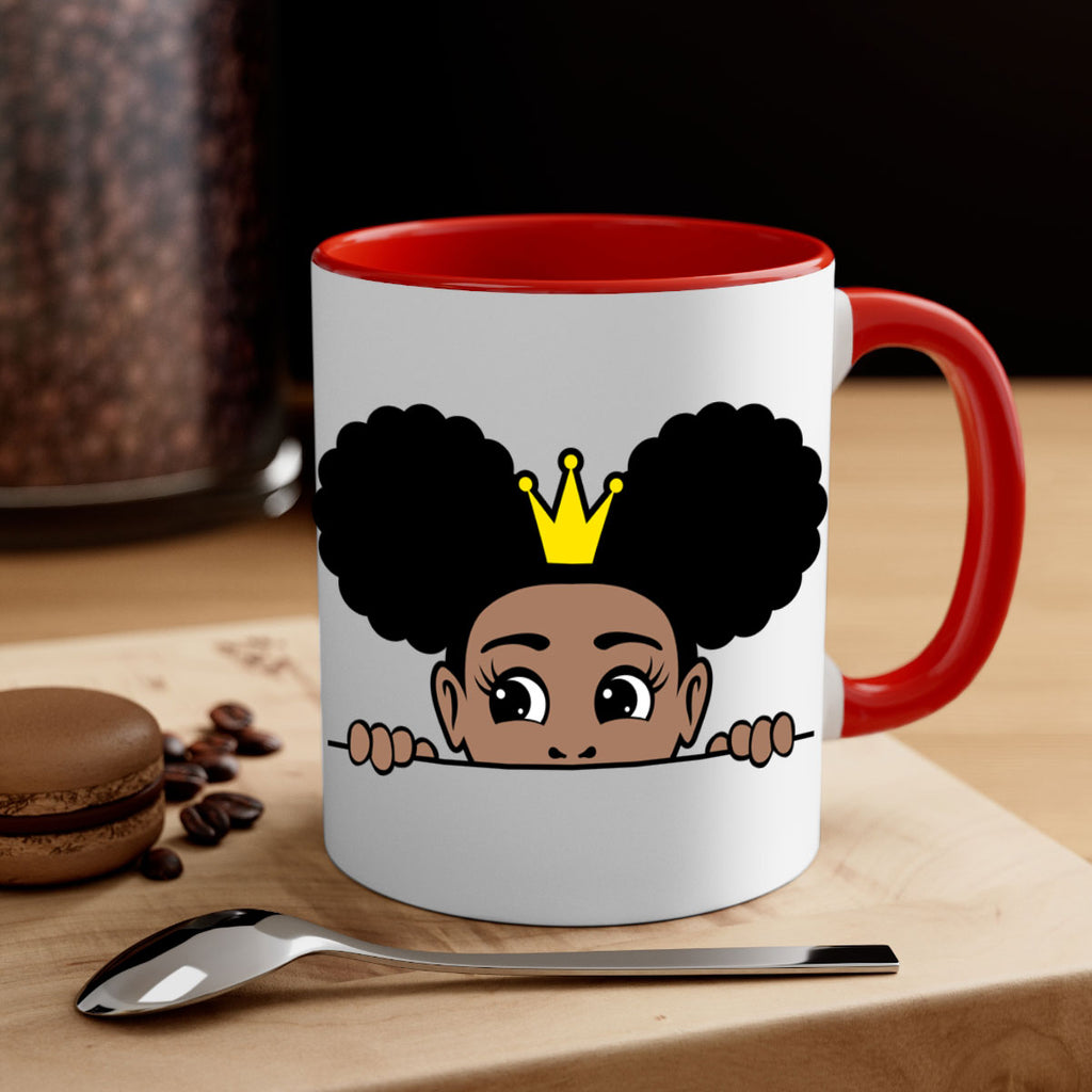 crown afro puffs 51#- Black women - Girls-Mug / Coffee Cup