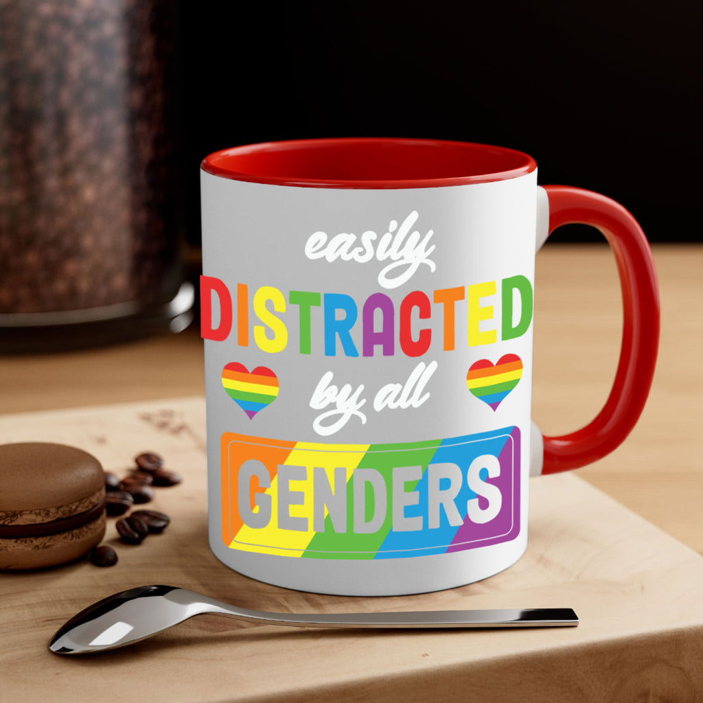 easily distracted by all genders lgbt 142#- lgbt-Mug / Coffee Cup