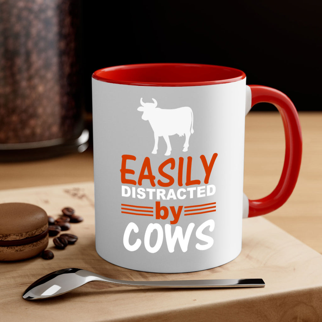easily distracted by cows Style 4#- Cow-Mug / Coffee Cup