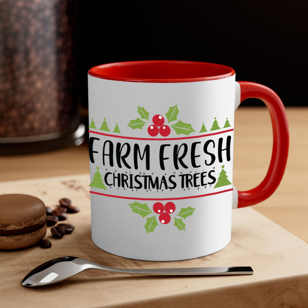 farm fresh christmas trees style 207#- christmas-Mug / Coffee Cup
