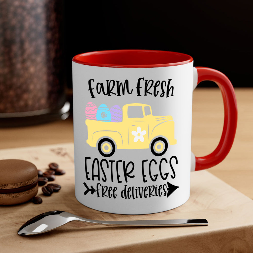 farm fresh easter eggs 46#- easter-Mug / Coffee Cup