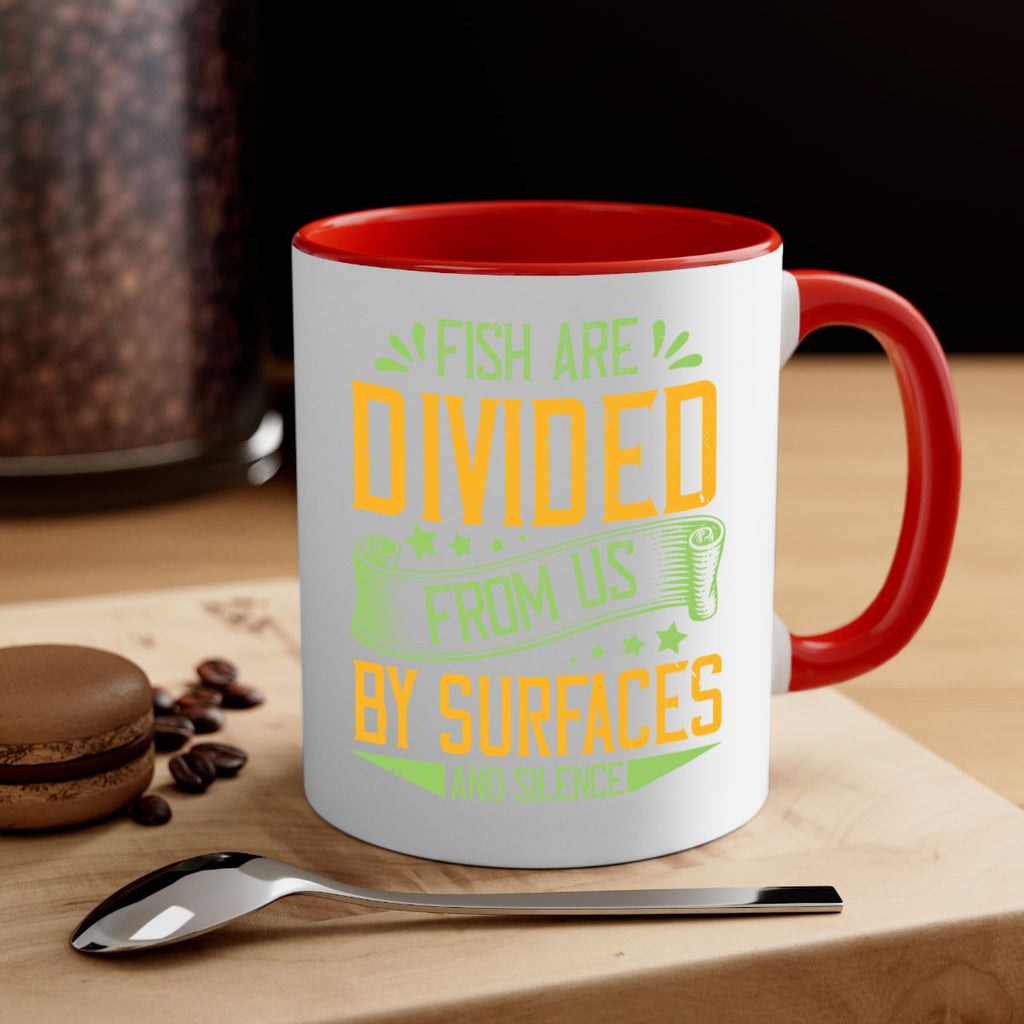 fish are divided from us by surfaces and silence 136#- vegan-Mug / Coffee Cup