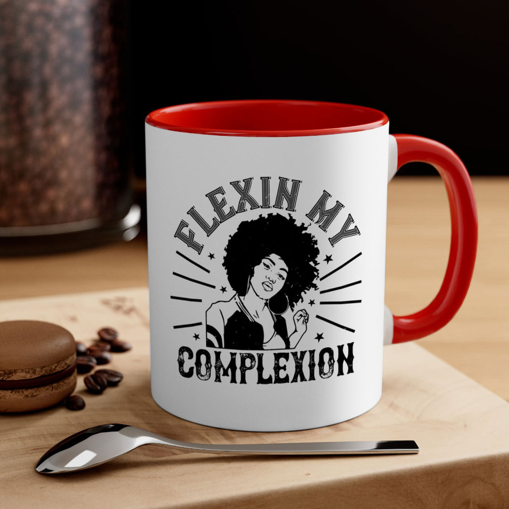 flexin my complexion Style 34#- Afro - Black-Mug / Coffee Cup