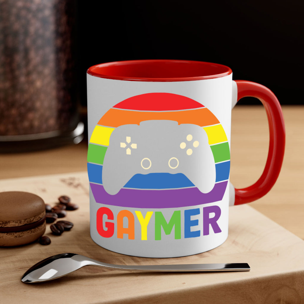 gaymer lgbt gamer rainbow flag lgbt 135#- lgbt-Mug / Coffee Cup