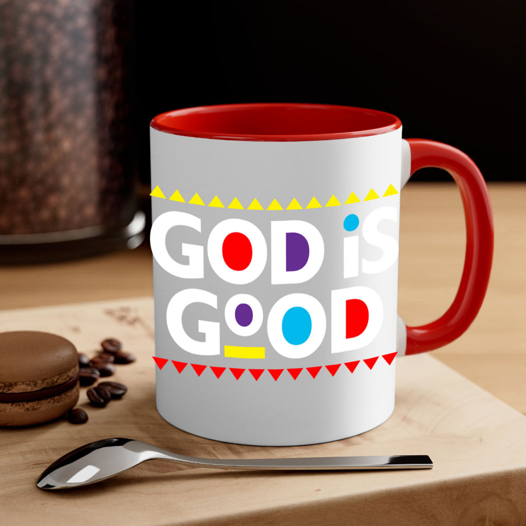 god is good 143#- black words - phrases-Mug / Coffee Cup