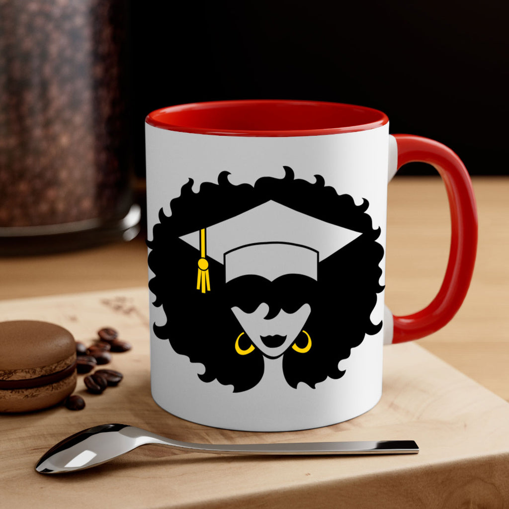 grad black woman 33#- Black women - Girls-Mug / Coffee Cup