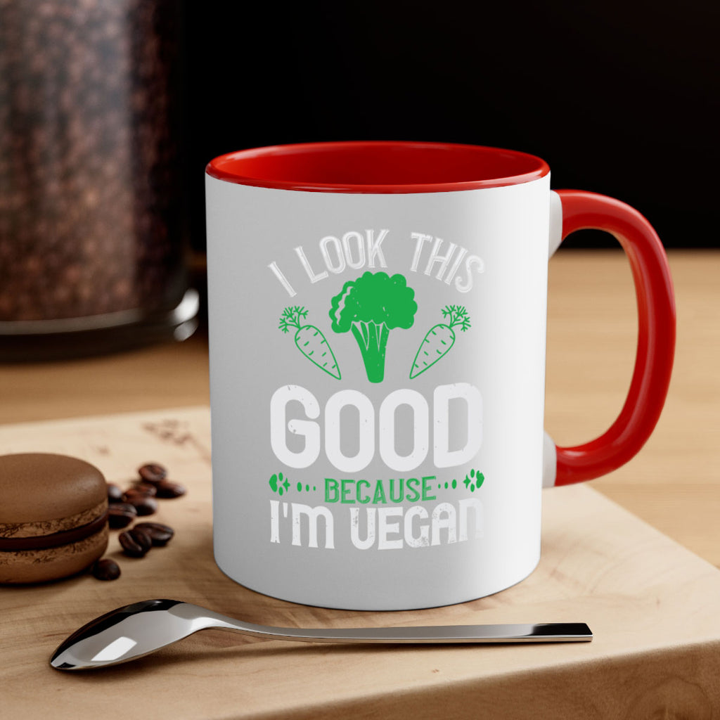i look this good because im vegan 47#- vegan-Mug / Coffee Cup