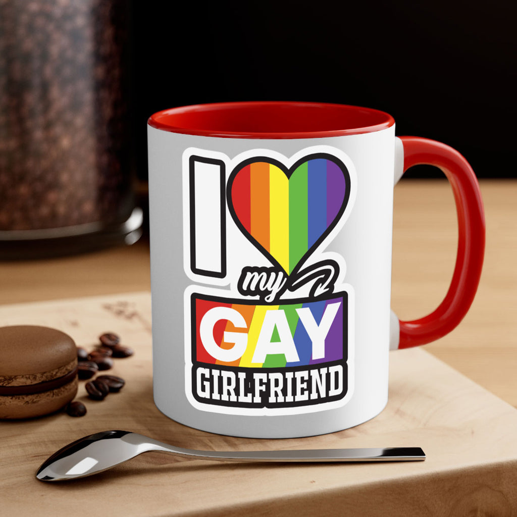 i love my gay girlfriend lgbt 126#- lgbt-Mug / Coffee Cup