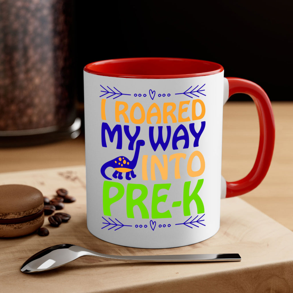 i roared my way into prek 20#- mardi gras-Mug / Coffee Cup