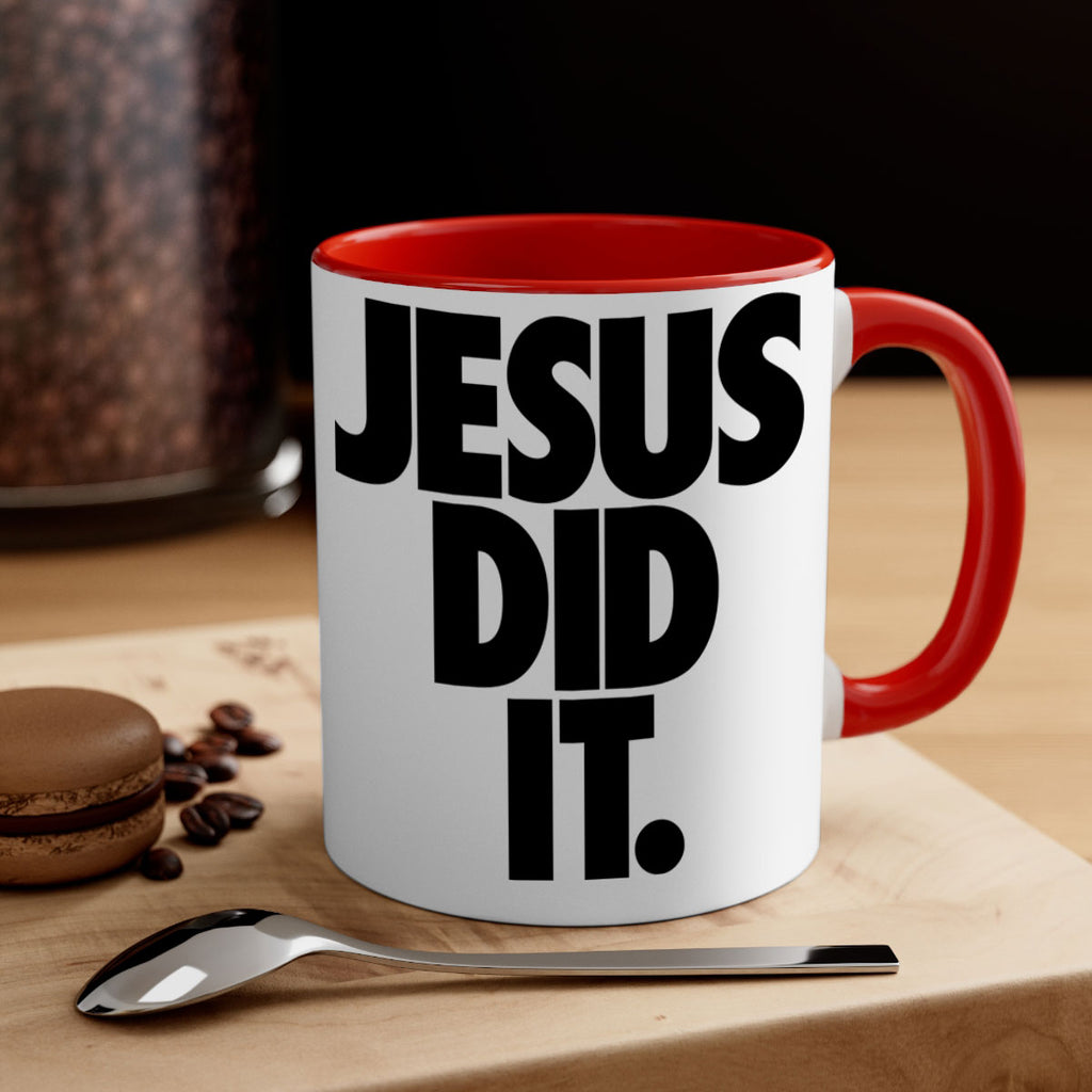 jesus did it 102#- black words - phrases-Mug / Coffee Cup