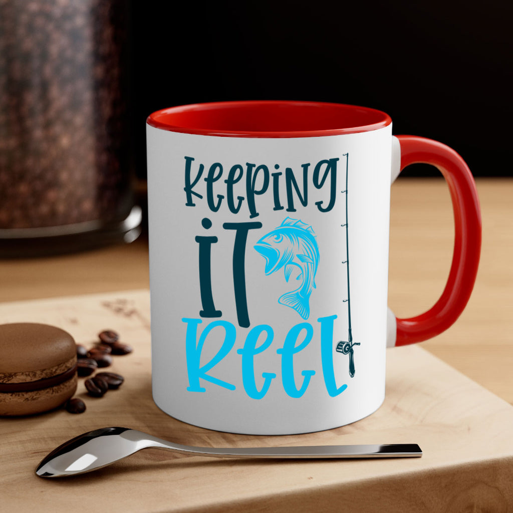 keeping it reel 207#- fishing-Mug / Coffee Cup