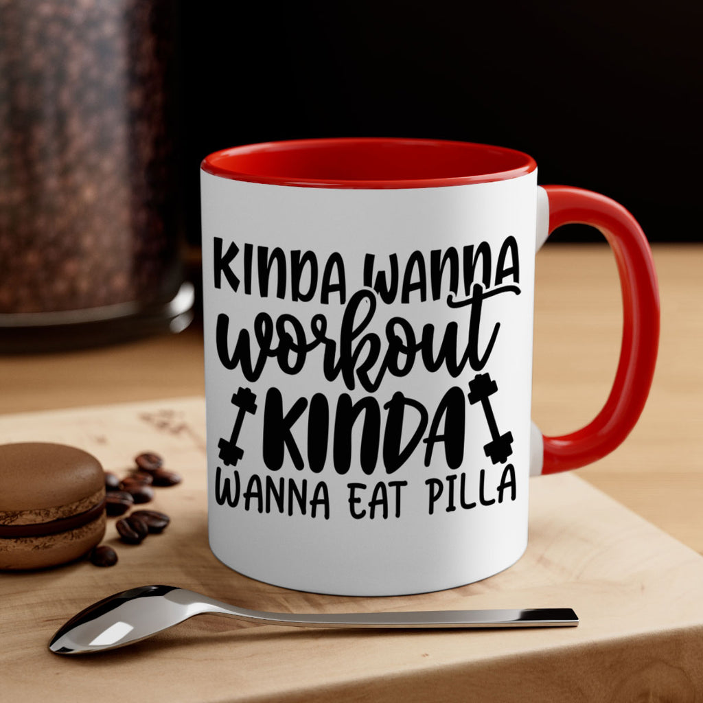 kinda wanna workout kinda wanna eat pilla 37#- gym-Mug / Coffee Cup