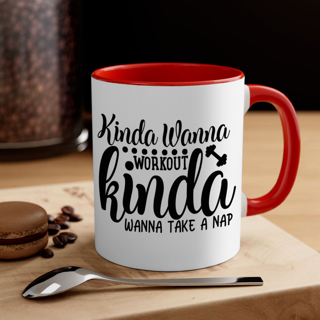 kinda wanna workout kinda wanna take a nap 33#- gym-Mug / Coffee Cup