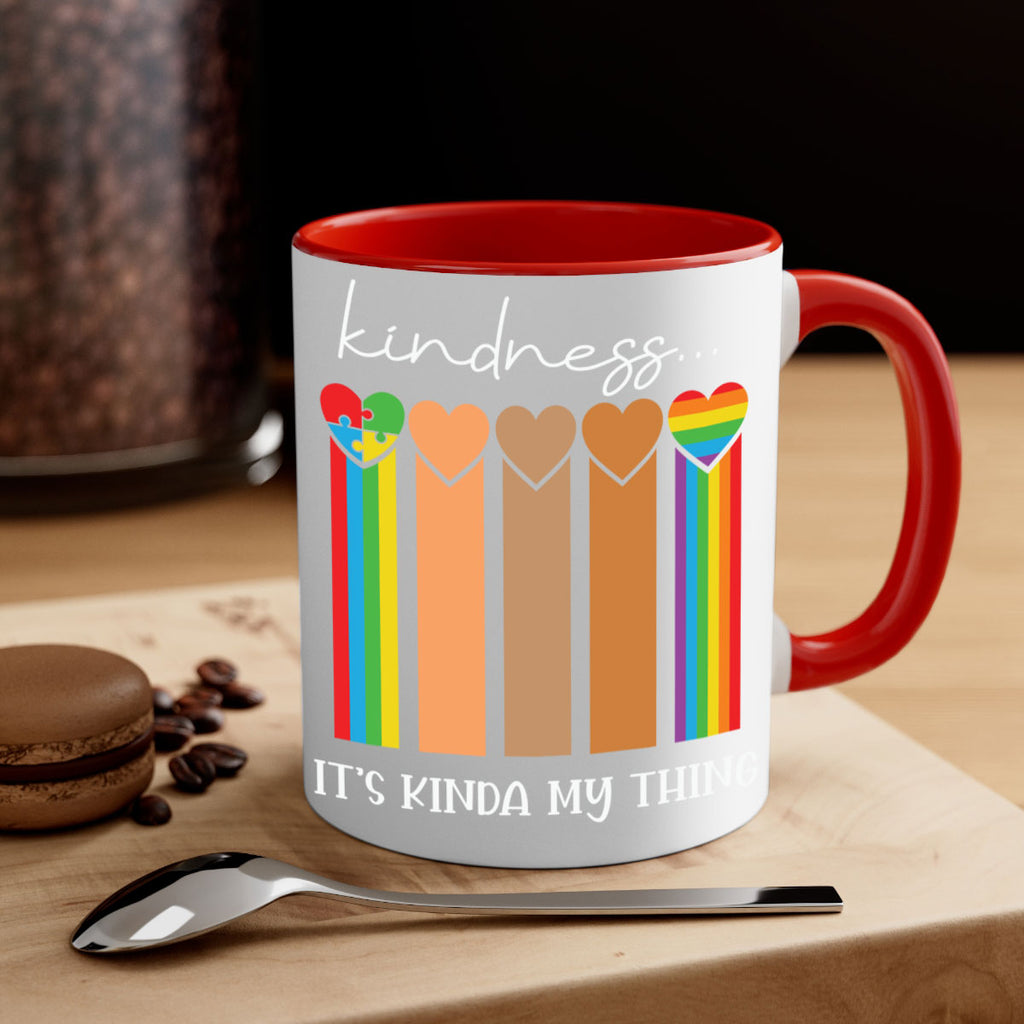 kindness its kinda my thing lgbt 110#- lgbt-Mug / Coffee Cup