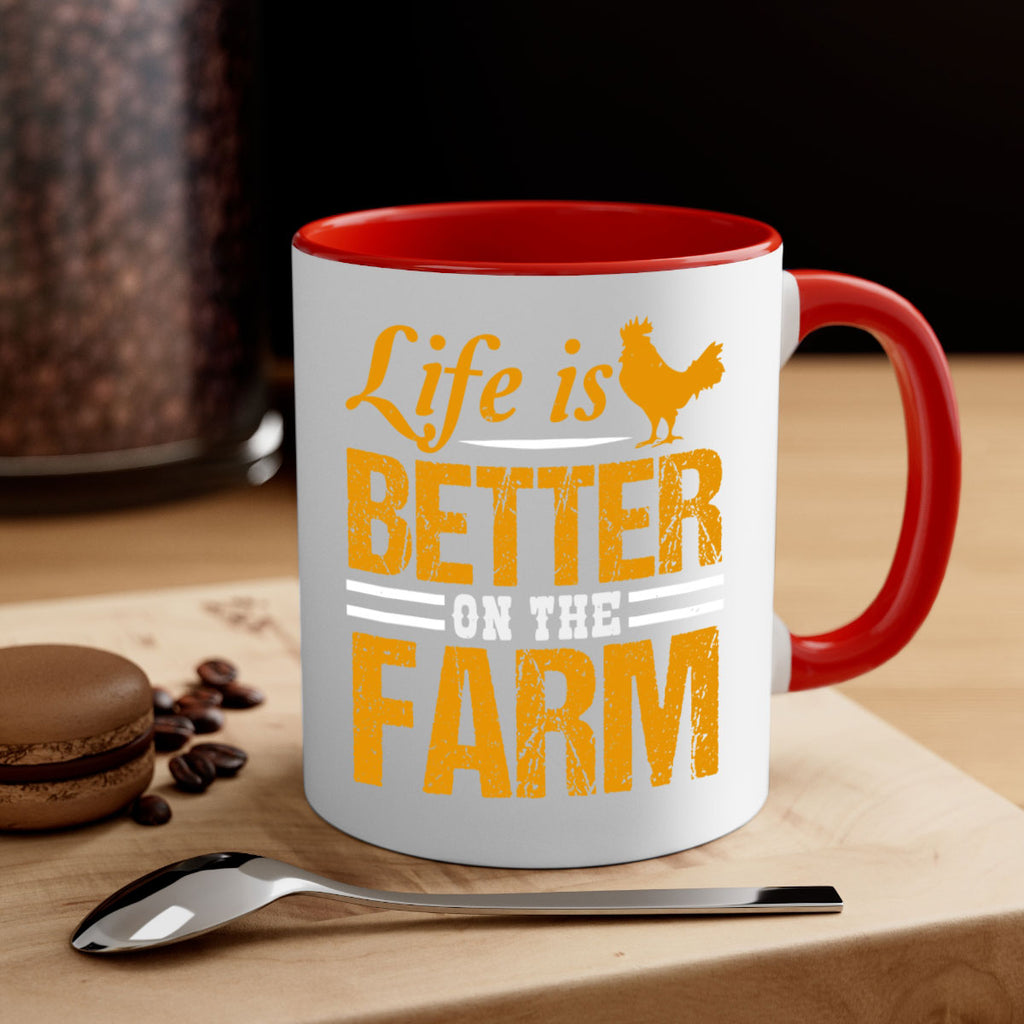 life is better on the farm 44#- Farm and garden-Mug / Coffee Cup