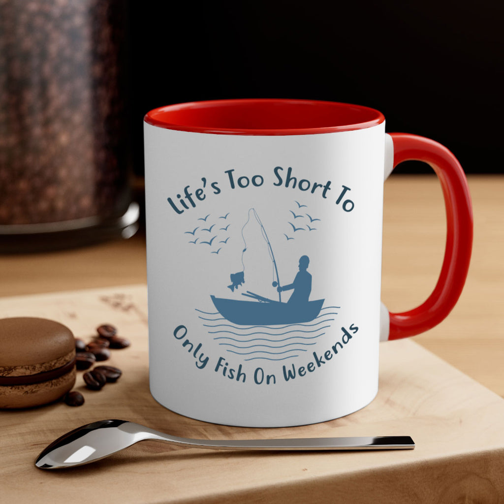 lifes too short 63#- fishing-Mug / Coffee Cup