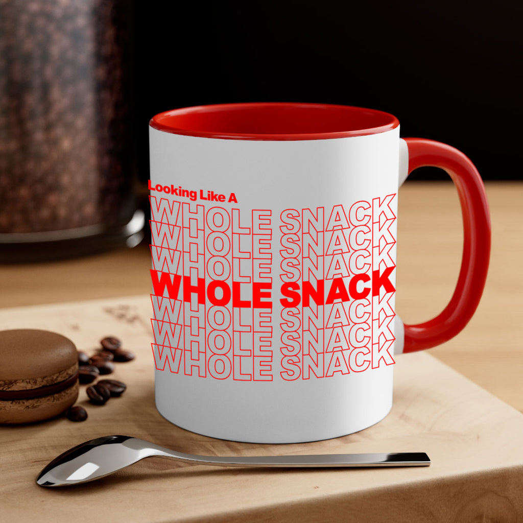 looking like a whole snack 95#- black words - phrases-Mug / Coffee Cup