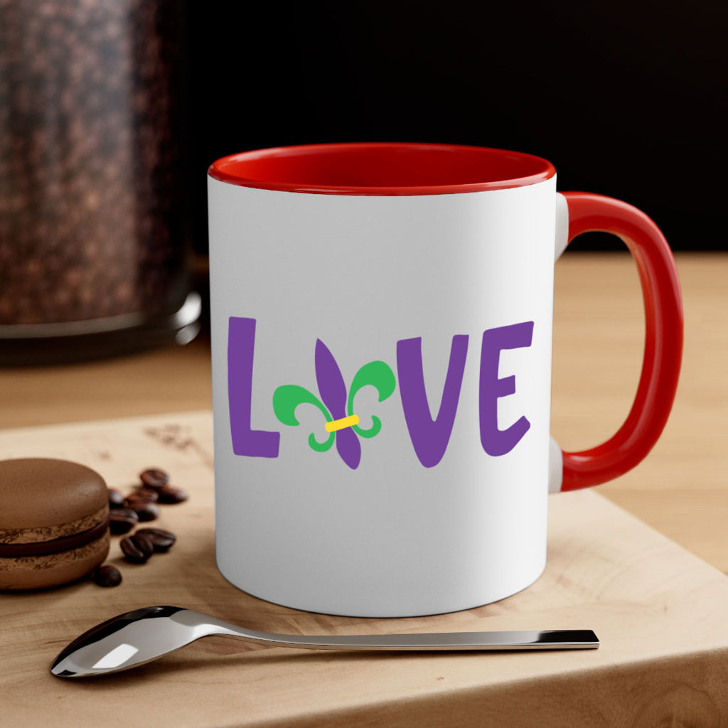 love 80#- mardi gras-Mug / Coffee Cup
