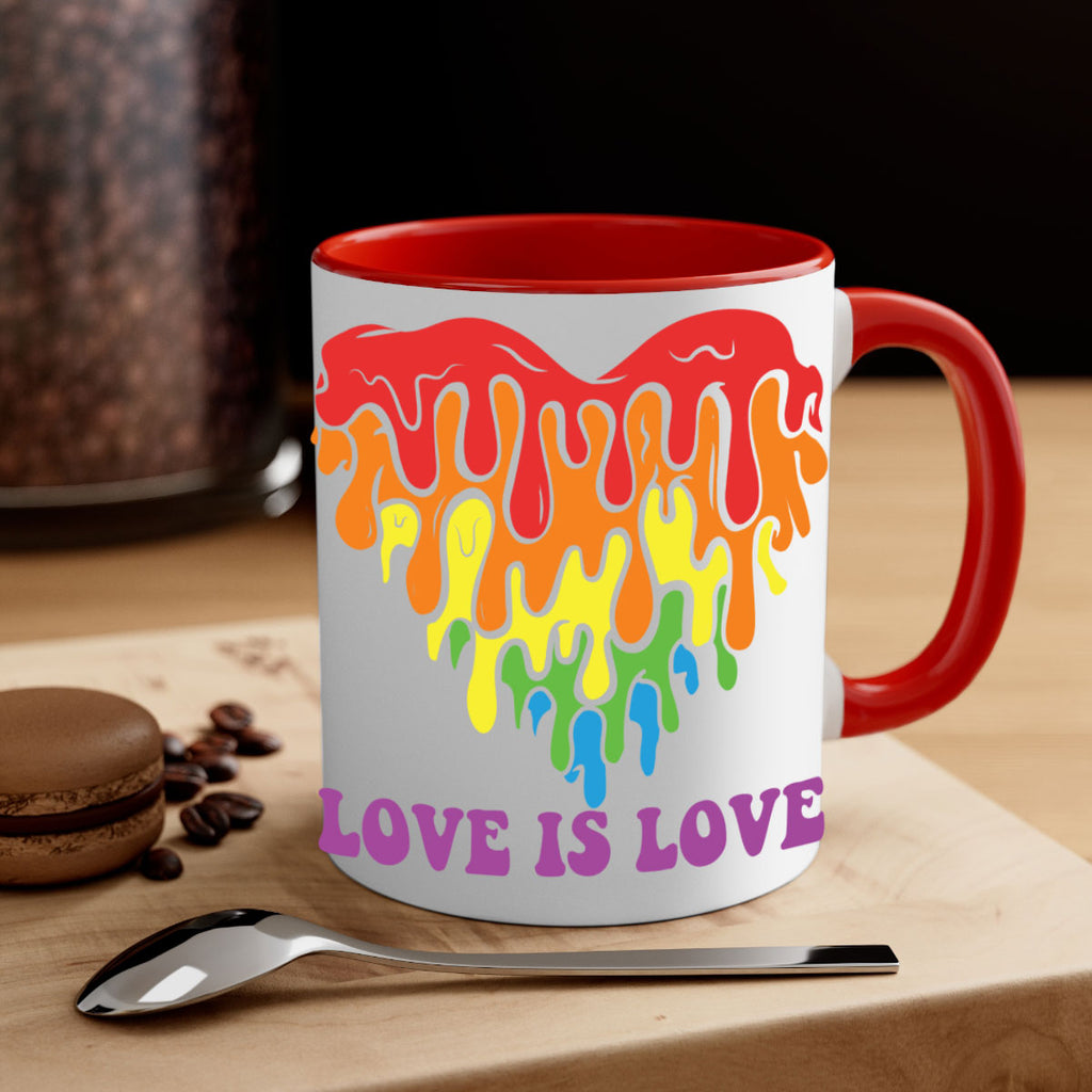 love is love rainbow ice lgbt 85#- lgbt-Mug / Coffee Cup