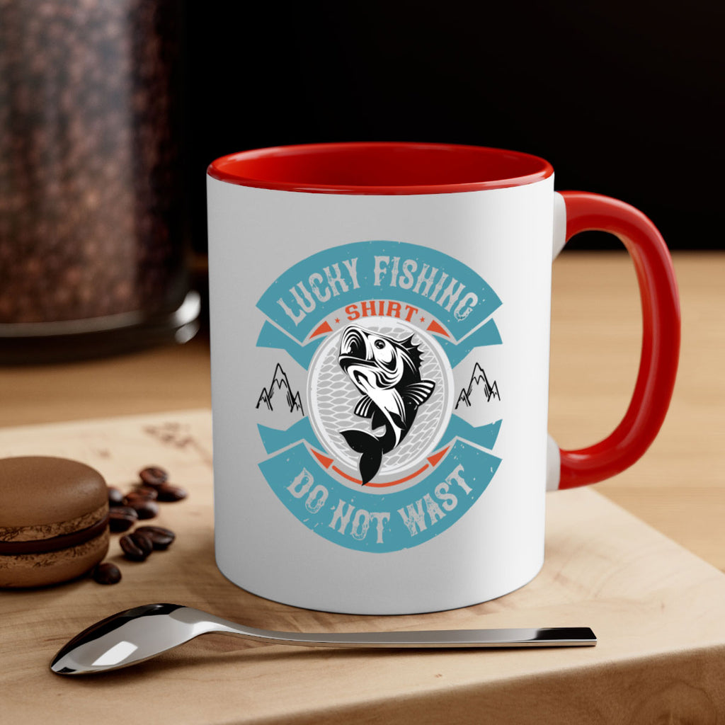 lucky fishing shirt do not wast 59#- fishing-Mug / Coffee Cup