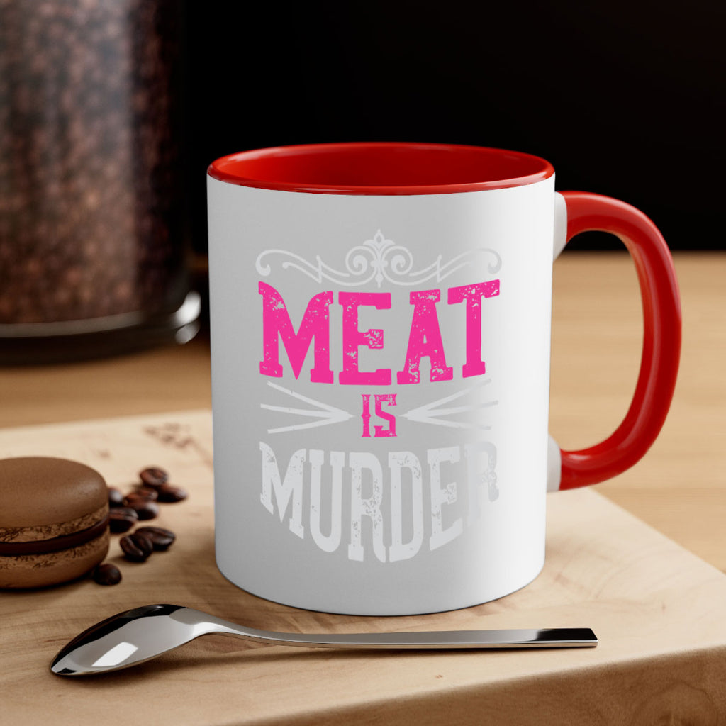 meat is murder 121#- vegan-Mug / Coffee Cup