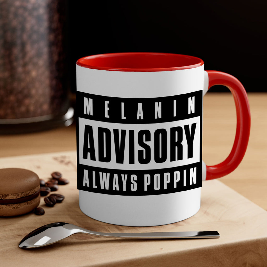melanin advisory 80#- black words - phrases-Mug / Coffee Cup