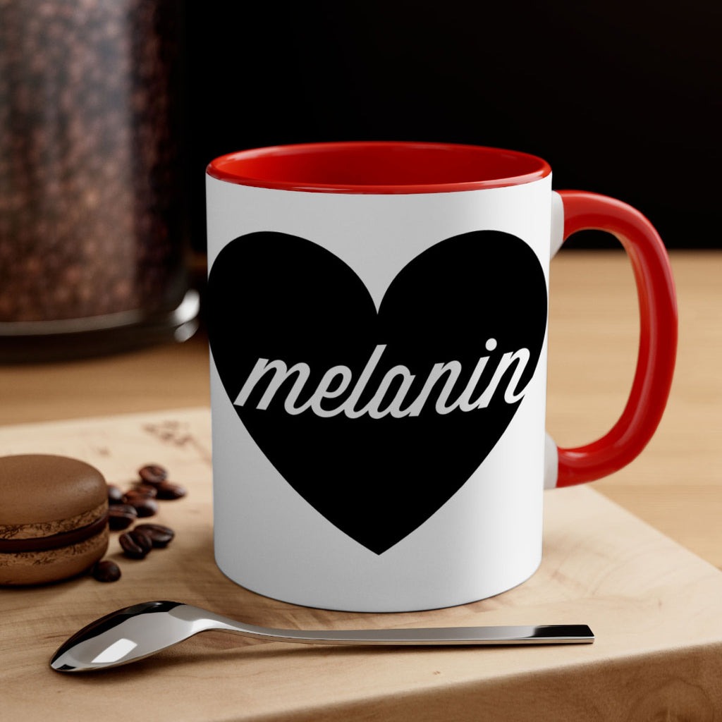 melanin loveheart 76#- black words - phrases-Mug / Coffee Cup