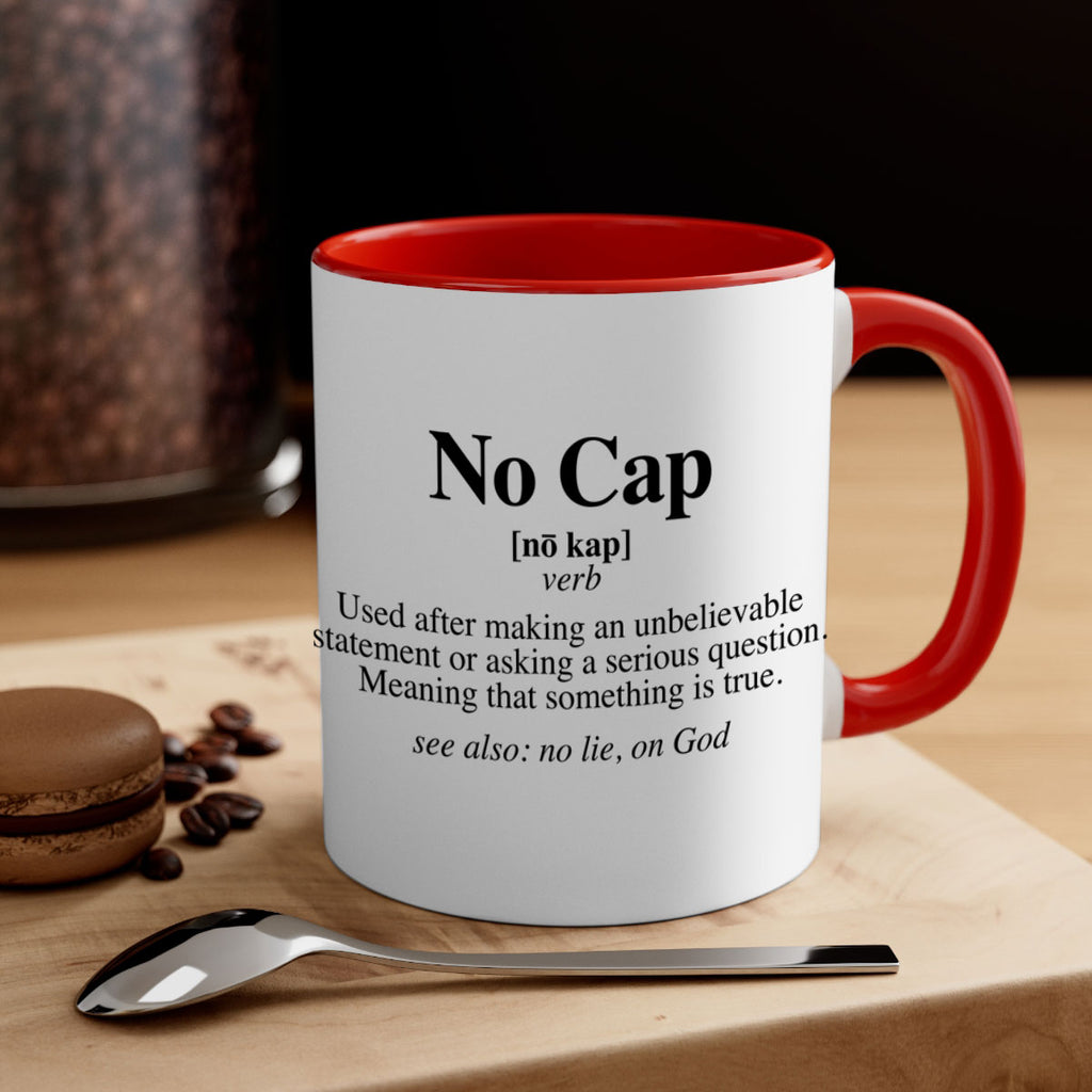 no cap 61#- black words - phrases-Mug / Coffee Cup