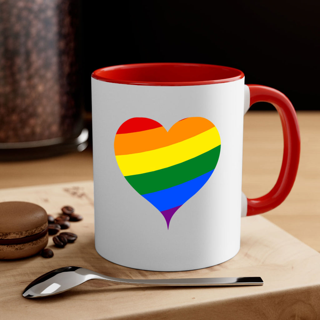 rainbow hear 8#- lgbt-Mug / Coffee Cup