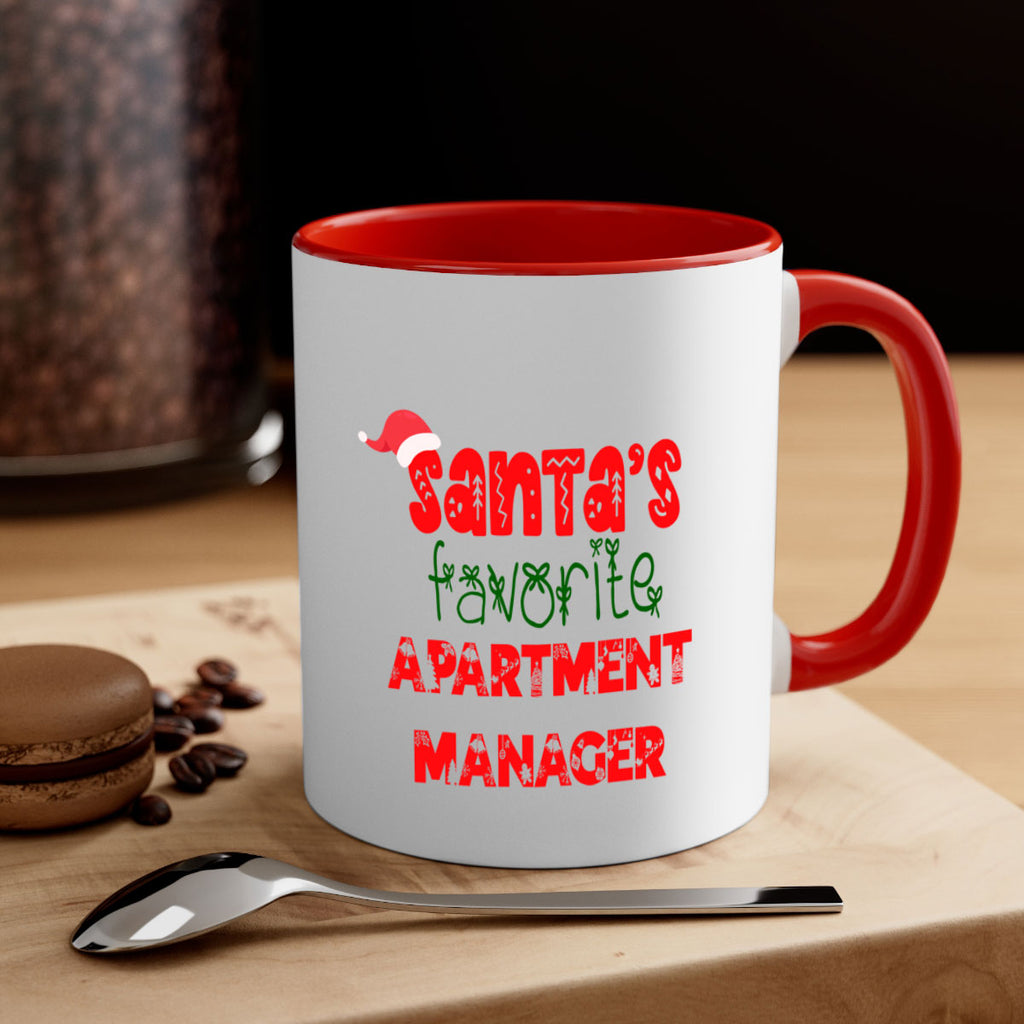 santas favorite apartment manager style 644#- christmas-Mug / Coffee Cup