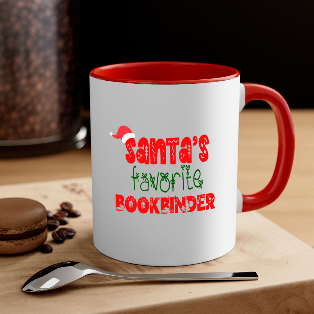 santas favorite bookbinder style 684#- christmas-Mug / Coffee Cup