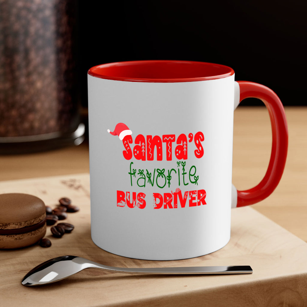 santas favorite bus driver style 692#- christmas-Mug / Coffee Cup