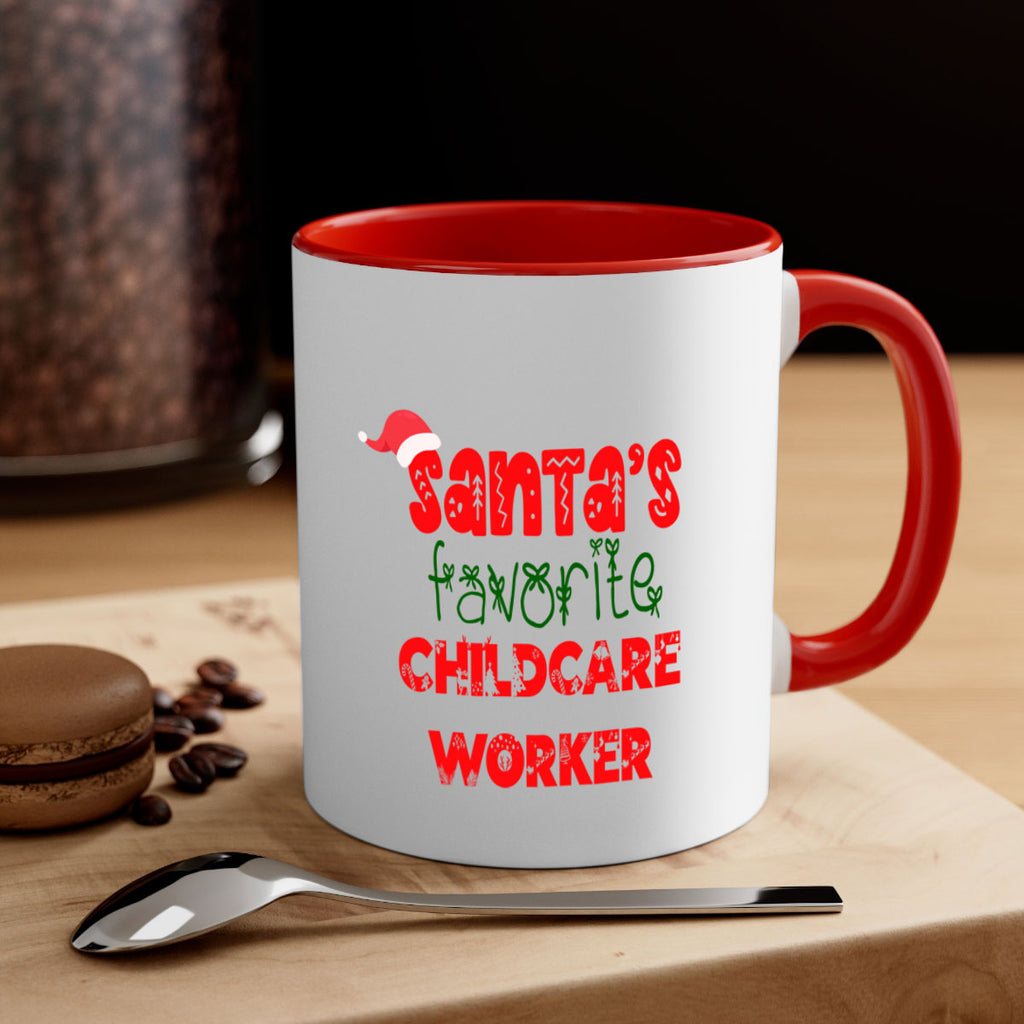 santas favorite childcare worker style 714#- christmas-Mug / Coffee Cup