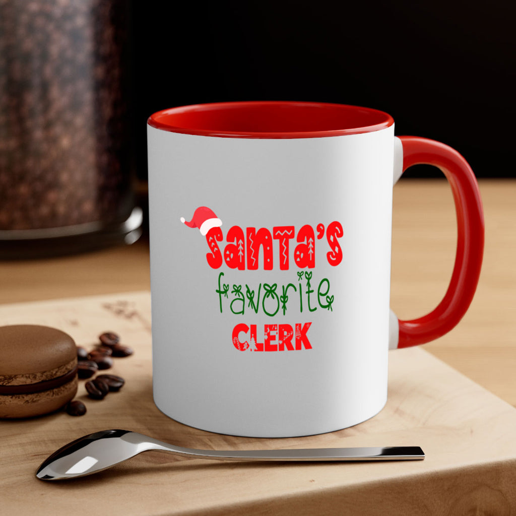 santas favorite clerk style 722#- christmas-Mug / Coffee Cup