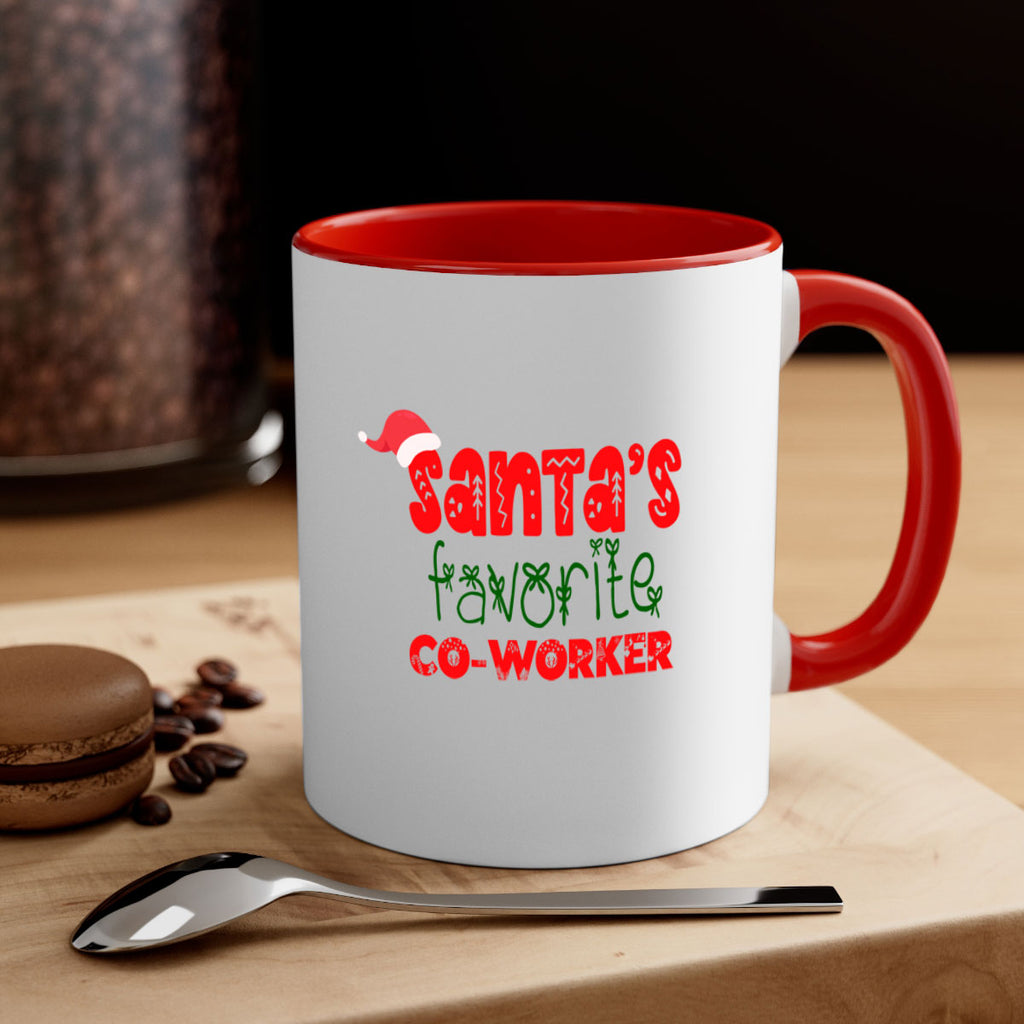 santas favorite co-worker style 723#- christmas-Mug / Coffee Cup