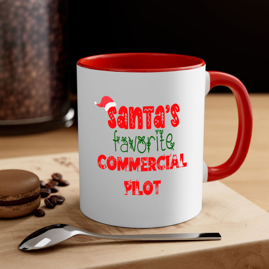 santas favorite commercial pilot style 729#- christmas-Mug / Coffee Cup