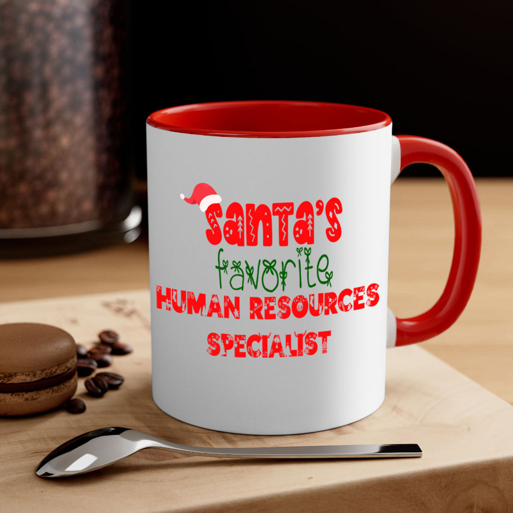 santas favorite human resources specialist style 880#- christmas-Mug / Coffee Cup