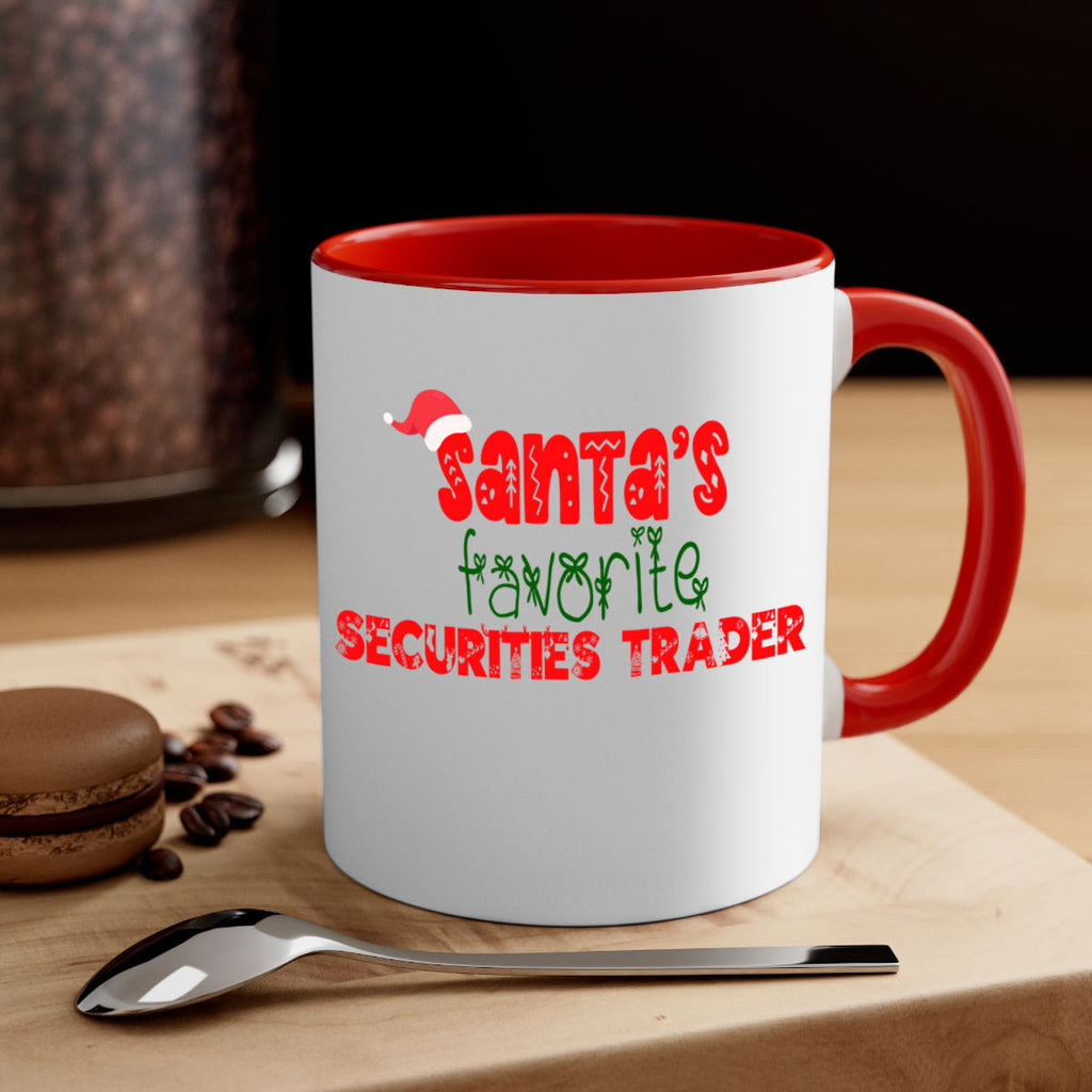 santas favorite securities trader style 1073#- christmas-Mug / Coffee Cup