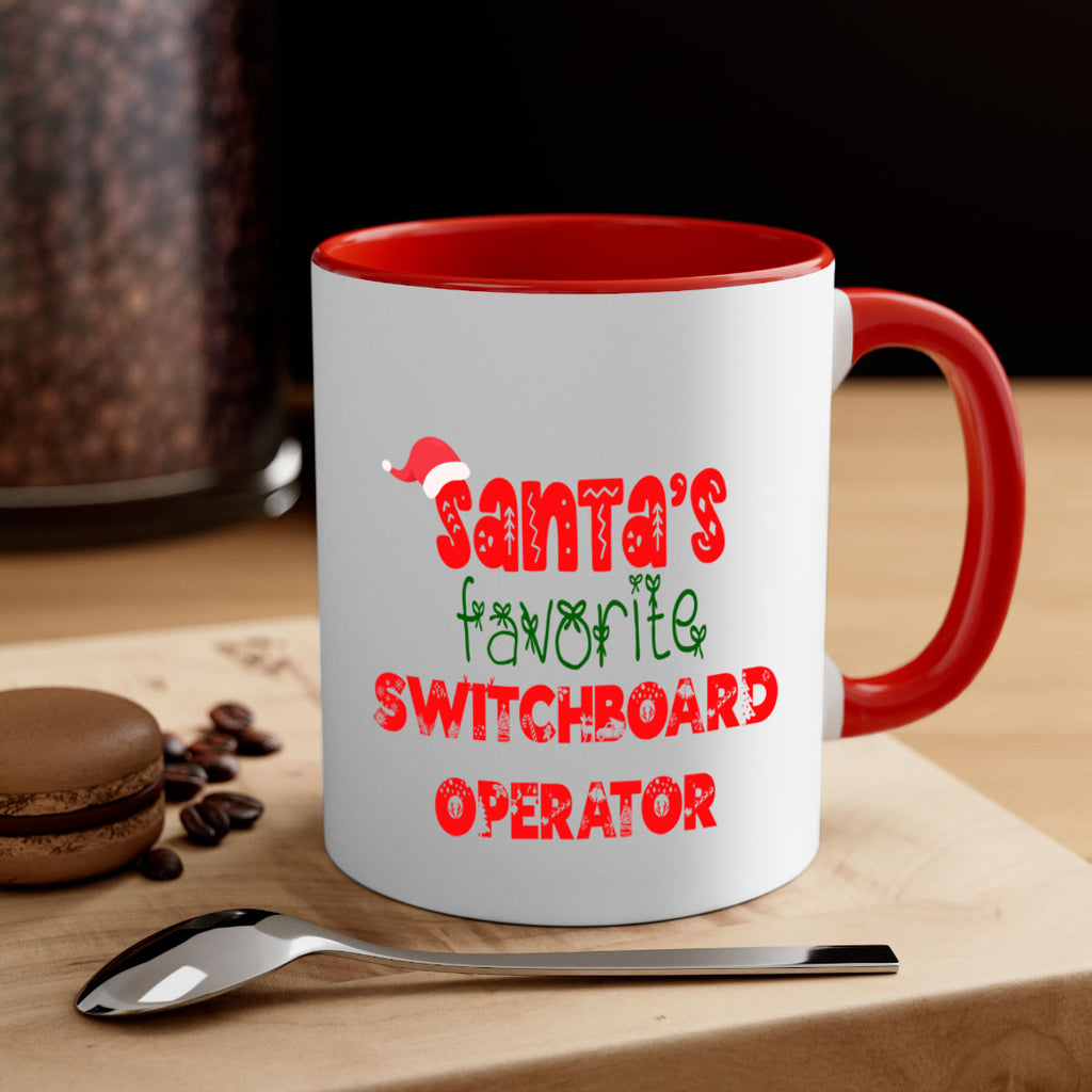 santas favorite switchboard operator style 1110#- christmas-Mug / Coffee Cup
